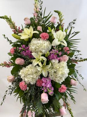Pink and White Standing Spray – photo 2