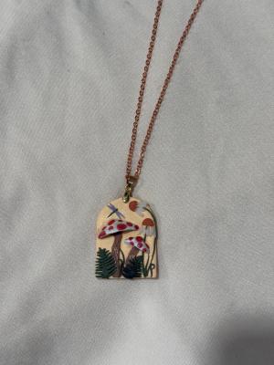 Mushroom Necklace