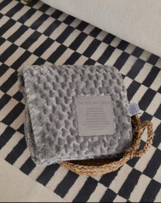 “You Are Not Alone” Faux Fur Throw