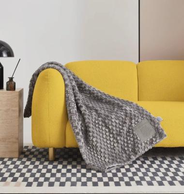 “You Are Not Alone” Faux Fur Throw – photo 2