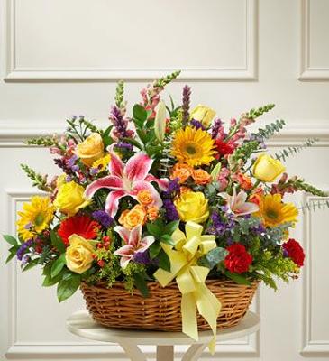 Luxury Golden Garden Basket