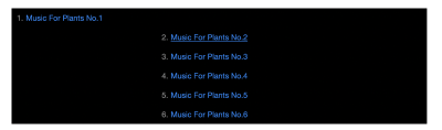 Brendan Wells - Music For People & Their Plants Vol 1 - Casette tracklist